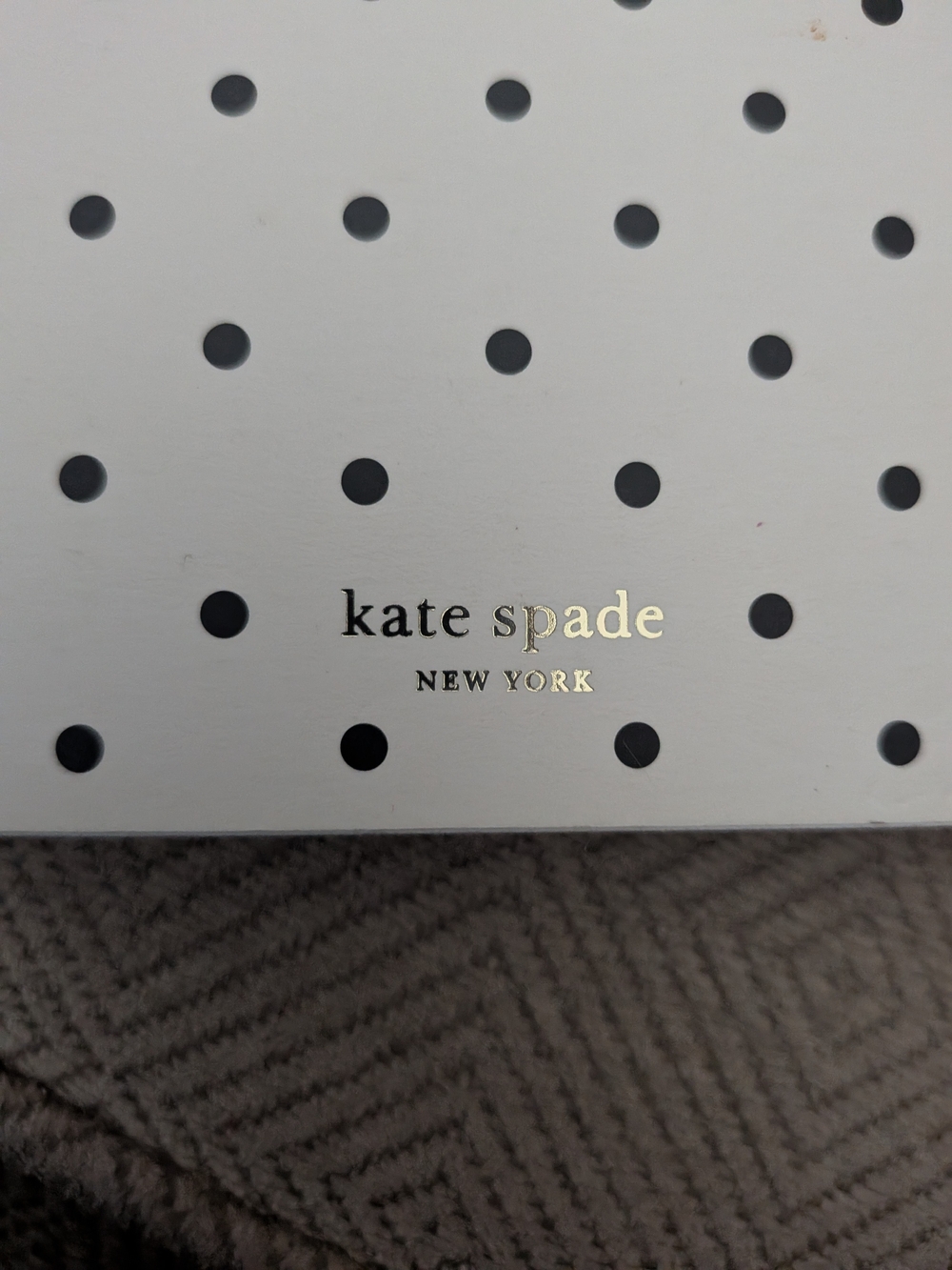 Kate Spade 'S' Polka Dot Notebook - Picture 2 of 4